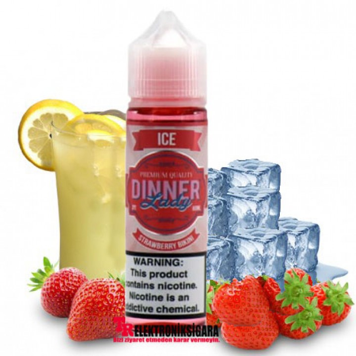 Dinner Lady Strawberry Bikini Ice 60ML Premium Likit